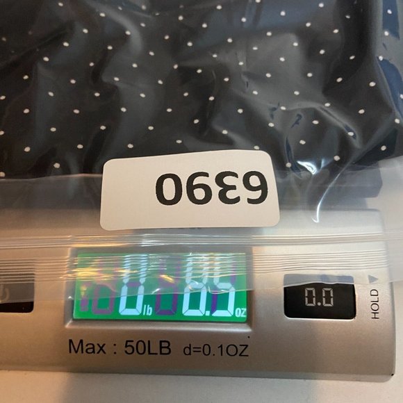 Lands' End Black Polka Dot Blouse - Picture 9 of 9